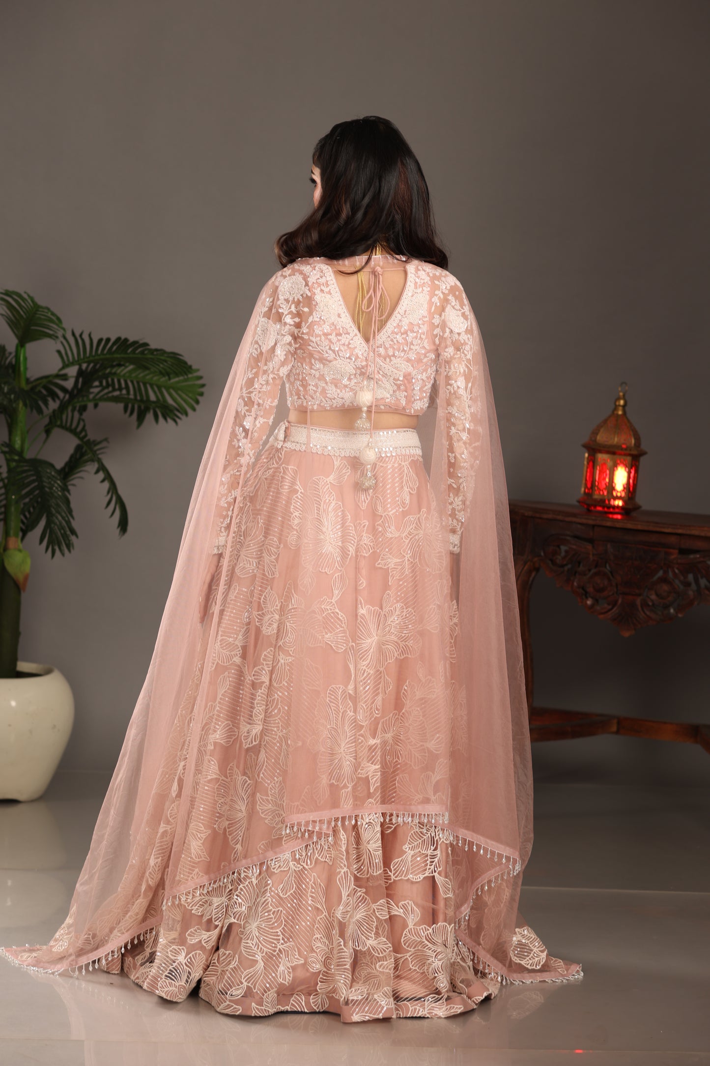 Kaya Pastel Pink Lehenga