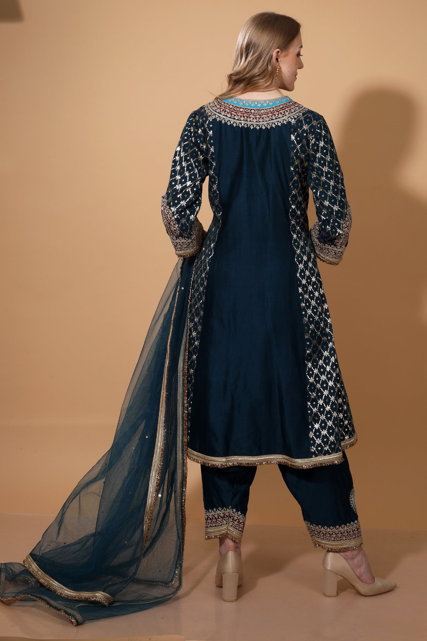 Zeenat A Line Suit