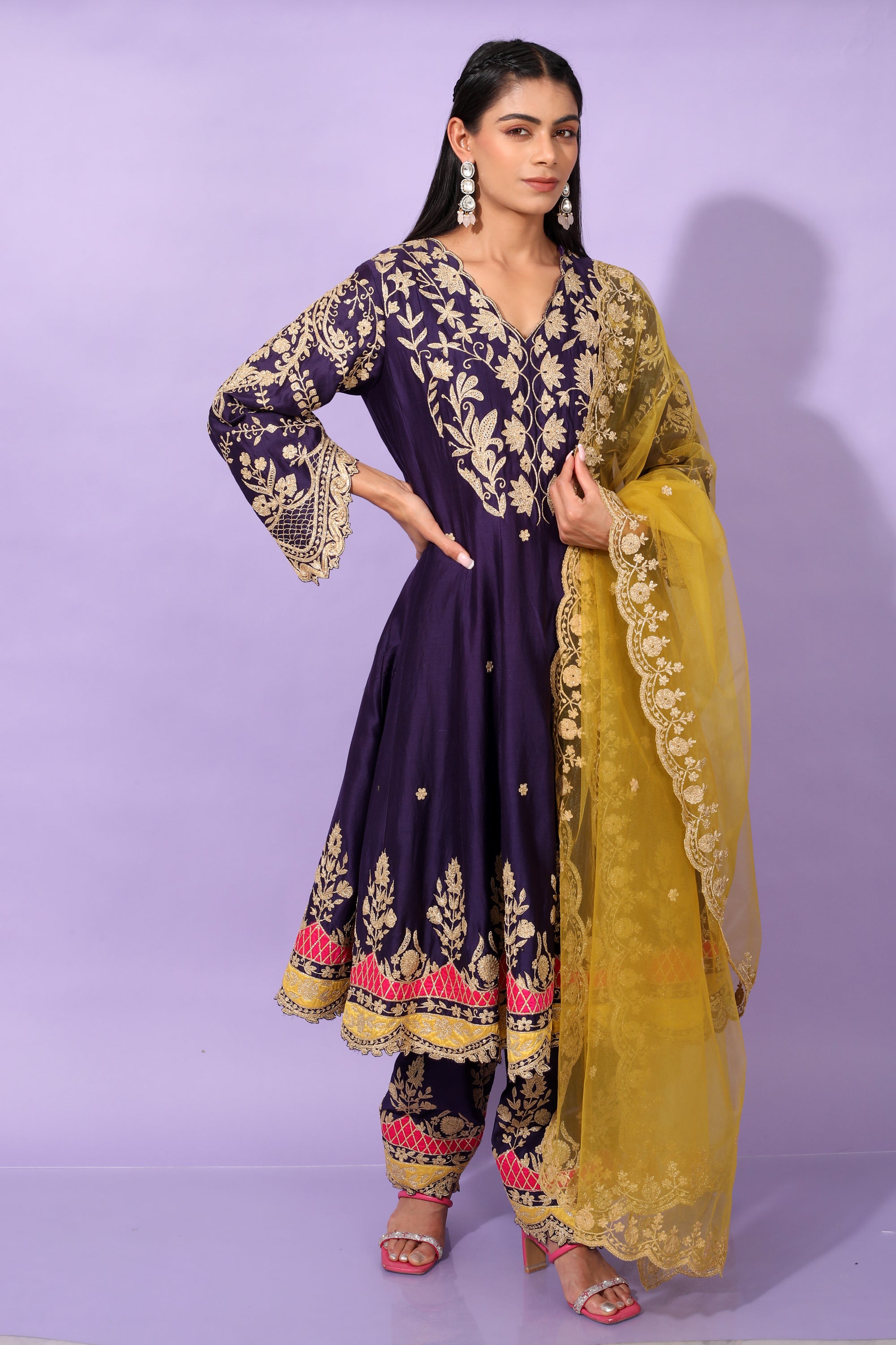 Rani Anarkali Suit