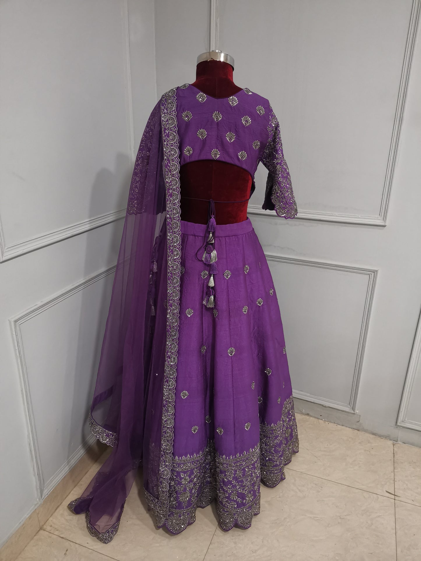 Lavanya Violet lehenga