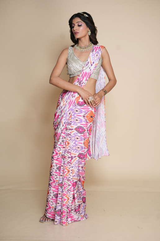 Holi chic 5 second saree